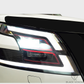 Black LED Sequential Indicator Headlights to suit Nissan Patrol Y62 Series 5 2021-2023