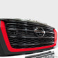 Black Venom Red Outline Mesh Grille to suit Nissan Patrol Y62 Series 5 TI & TIL 2021-2023