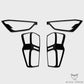 Black Headlight & Tail Light Trims to suit Isuzu Dmax 2021-2023