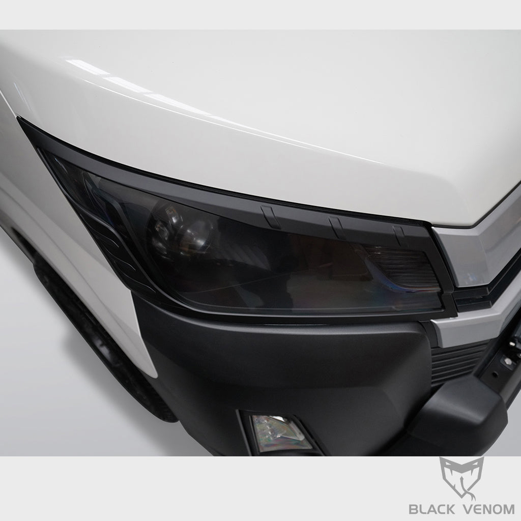 Black Headlight & Tail Light Trims to suit Toyota Hiace Van 2019-2023