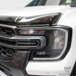 Black Headlight & Tail Light Trims to suit Next Gen Ford Ranger 2022+ (XLT, Sport, Raptor, Platinum)