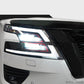 Black Venom LED Driving Lights Low High Beam Headlights to suit Nissan Patrol Y62 Series 5 2021-2023
