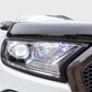 Black Headlight & Tail Light Trims to suit Ford Ranger 2015-2022 (PX2/PX3)