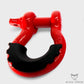 2x Red Bow Shackles WLL 4.75T Rated 19MM 4WD Recovery Tow Car Trailer